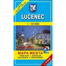 Mapa Mesta Losonc térkép Rimaszombat térkép 1:10 000 Mapa Mesta térkép