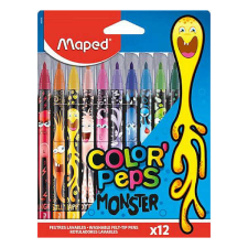 MAPED 12 db-os filctoll készlet - Monster filctoll, marker