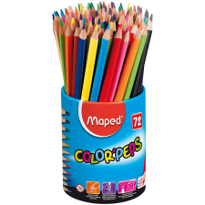 MAPED "Color`Peps" színes ceruza készlet és ceruzatartó 12 különböző szín (832000) (M832000) színes ceruza