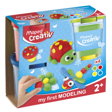 MAPED Creativ Gyurma készlet 4×120 g - Vegyes színek (4 db/csomag) (907200) kreatív és készségfejlesztő
