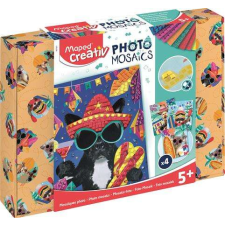 MAPED CREATIV Mozaikos képkészítő készlet, MAPED CREATIV, "Adventure Animals", kalandos állatok kreatív és készségfejlesztő