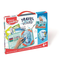 MAPED CREATIV Travel Board állati móka kreatív készségfejlesztő tábla utazótáskával kreatív és készségfejlesztő