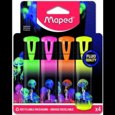 MAPED : Deep Sea szövegkiemelő készlet - 4 db-os filctoll, marker