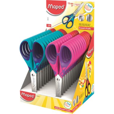 MAPED Essential Soft 13cm Iskolai Olló Display - Vegyes színek (24db) (464412) olló