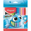 MAPED Filctoll készlet 12 db-os, 2 mm, kimosható, Maped Color Peps Ocean