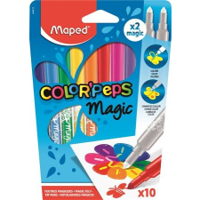MAPED Filctoll készlet, 3,6 mm,  "Color`Peps Magic", 8+2 különböző szín filctoll, marker