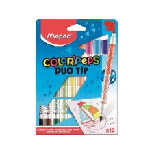 MAPED : Filctoll készlet, MAPED Duo Tep  - Iskolai felszerelés filctoll, marker