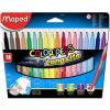 MAPED Filctoll készlet, mosható, MAPED "Color\&acute;Peps", 18 különböző szín