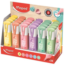 MAPED Fluo Peps Flex Pastel Szövegkiemelő display 1-5 mm 24 pasztell szín filctoll, marker