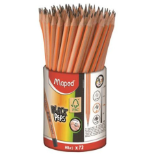 MAPED Grafitceruza, ceruzatartó, HB, háromszögletű, MAPED Black`Peps (IMA850059) ceruza