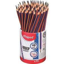 MAPED Grafitceruza, ceruzatartó, HB, háromszögletű, MAPED "Black'Peps Navy" ceruza