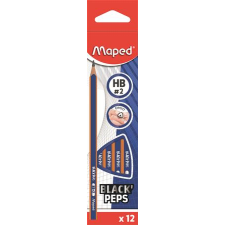 MAPED Grafitceruza, hb, háromszögletű, maped "blackpeps navy" 850821 ceruza
