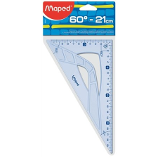 MAPED Háromszög vonalzó, műanyag, 60°, 21 cm, MAPED "Graphic" vonalzó