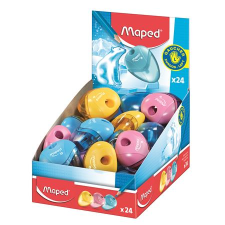 MAPED Hegyező display, egylyukú, tartályos, balkezes, "I-Gloo", vegyes színek (IMA032211) (IMA032211) hegyező