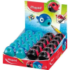 MAPED Hegyező display, egylyukú, tartályos, MAPED "Croc Croc Easy", katica és bálna, vegyes formák, 24db/disp