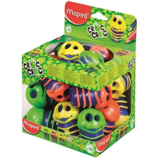 MAPED Hegyező display, kétlyukú, tartályos, "Croc Croc", vegyes színek hegyező