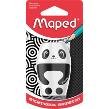MAPED Hegyező, egylyukú, tartályos, MAPED &quot;Shakky Fancy&quot;, panda és pingvin, vegyes formák hegyező