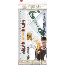 MAPED HP Vonalzókészlet, mûanyag, 4 darabos, MAPED "Harry Potter Teens" , 30 cm - IMAH981765 (981765) vonalzó