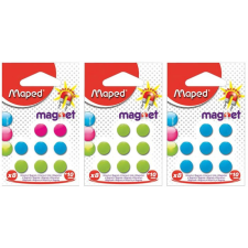 MAPED Mágnes, kerek, 10 mm, MAPED, vegyes színek táblamágnes