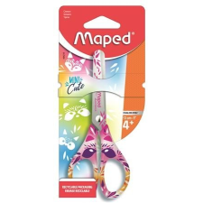 MAPED Olló, iskolai, 13 cm, MAPED "Mini Cute", vegyes színek - IMA464216 (464216) olló
