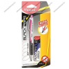  MAPED "Black Peps" Nyomósirón/Töltőceruza ajándék grafitbéllel és pótradírral, PINK (0,5 mm)