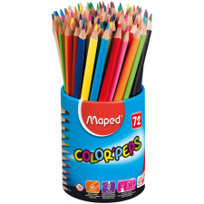 MAPED &quot;Color&#039;Peps&quot; színes ceruza készlet és ceruzatartó 12 különböző szín (832000) színes ceruza