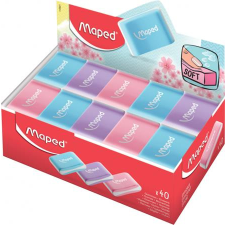 MAPED Radír display, maped &quot;essentials soft pastel&quot;, vegyes színek 112921 radír