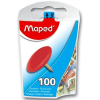 MAPED Rajzszeg, 100 db-os, MAPED, színes