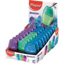 MAPED Shaker egylyukú hegyező display - Vegyes színek 25 db hegyező