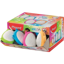 MAPED Stresszoldó radír display, MAPED "Mini Cute", vegyes színek radír