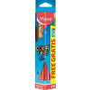 MAPED Színes ceruza készlet, háromszögletű, hegyezővel, MAPED "Color'Peps Star", 12 különböző szín