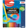MAPED Színes ceruza készlet, háromszögletű, MAPED Color`Peps INFINITY, 12 különböző szín (IMA861600)