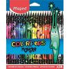 MAPED Színes ceruza készlet, háromszögletű, MAPED  Color Peps Monster  24 különböző szín