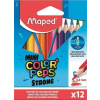 MAPED Színes ceruza készlet, háromszögletű, MAPED "Mini Color`Peps Strong", 12 különböző szín