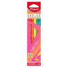 MAPED Színes ceruza készlet, háromszögletű, MAPED  Neon , 6 különböző szín