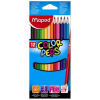 MAPED Színes ceruza készlet, háromszögletű, MAPED "Color\&acute;Peps", 12 különböző szín
