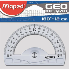 MAPED Szögmérő, műanyag, 180°, MAPED &quot;Geometric&quot; vonalzó