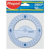 MAPED Szögmérő, műanyag, 360°, MAPED "Graphic"