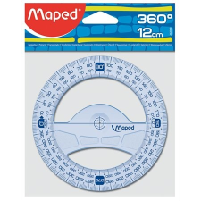 MAPED Szögmérő, műanyag, 360°, MAPED "Graphic" vonalzó