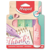 MAPED Szövegkiemelő készlet,, 1-5 mm, MAPED "Fluo Peps Flex Pastel", pasztell szín, vegyes készletek