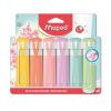 MAPED Szövegkiemelő készlet, 1-5 mm, MAPED "Fluo Peps Quality", 6 különböző pasztell szín