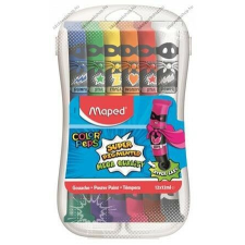 MAPED Tempera készlet, 12 szín (12x12 ml) műanyag dobozban - MAPED tempera