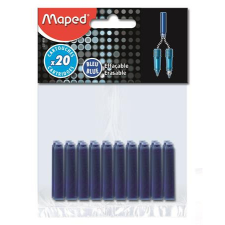 MAPED Töltőtoll patron, MAPED, kék tollbetét