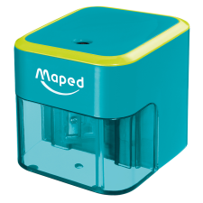 MAPED Turbo Twist 2.0 Egylyukú elemes hegyező - Zöld (027330) hegyező