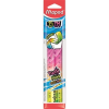 MAPED Vonalzó, műanyag, 15 cm, MAPED "Twist`n Flex Decor"