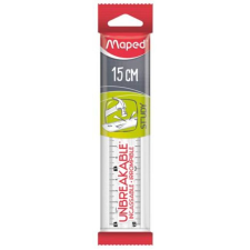 MAPED Vonalzó, műanyag, törhetetlen, 15 cm, MAPED Study Unbreakable, átlátszó (IMA245320) vonalzó