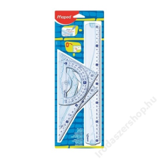 MAPED Vonalzókészlet, műanyag, 4 darabos, MAPED Graphic (IMA242767) vonalzó