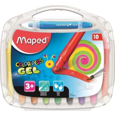 MAPED Zsírkréta, kitekerhető, MAPED &quot;Color&#039;Peps GEL&quot;, 10 különböző szín kréta