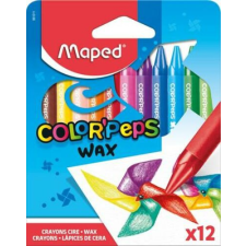 MAPED Zsírkréta, MAPED "Color`Peps Wax", 12 különböző szín kréta