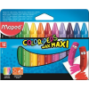 MAPED Zsírkréta, MAPED "Color'Peps MAXI Wax", 12 különböző szín
